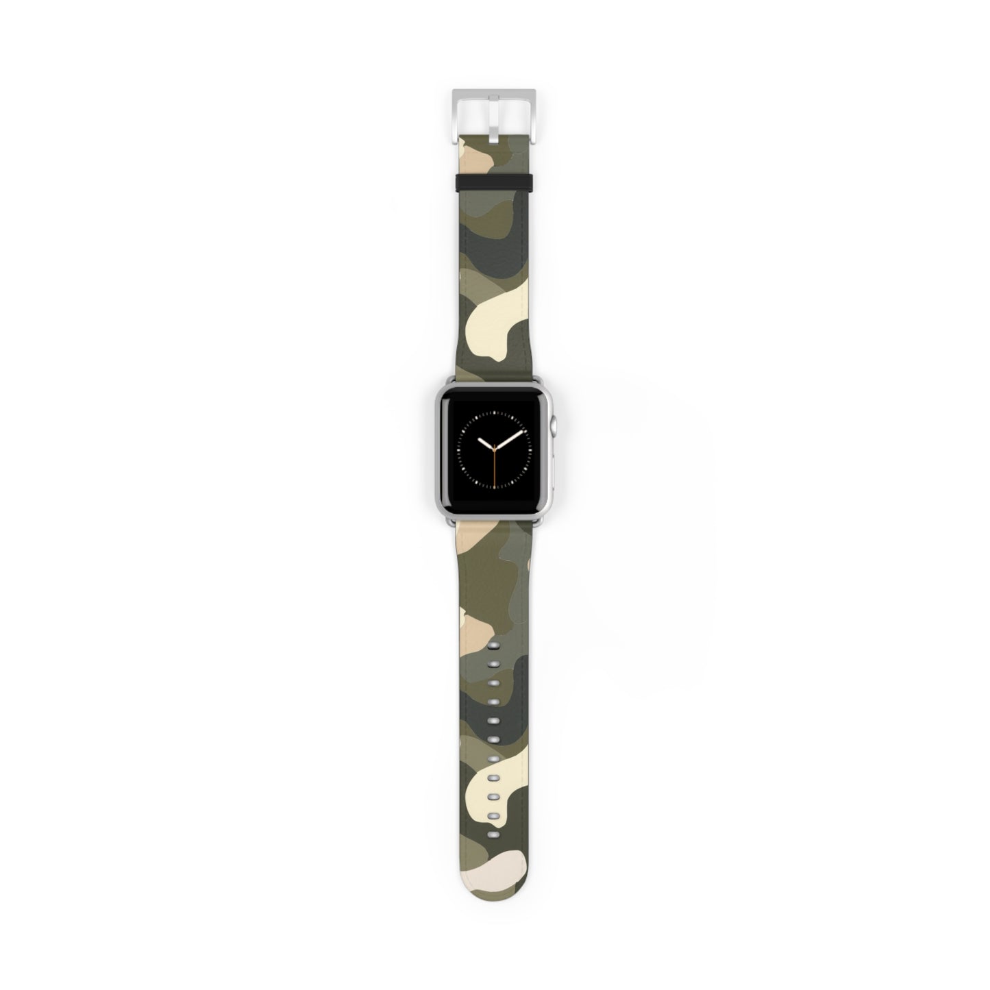 Tactical Camo Apple Watch Band | Military-Style Camouflage Strap | Rugged Outdoor Smartwatch Accessory | Adventure Seeker Wristwear. Apple Watch Band Apple Watch Straps For Series 4 5 6 7 8 9 ULTRA SE 38/40/41mm & 42/44/45mm Vegan Faux Leather Band