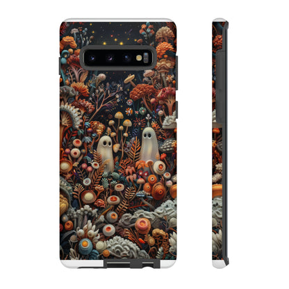 Cosmic Fantasy iPhone Hülle, Pilz-Design mit Weltraum-Motiv, Schutzhülle mit galaktischem Charme, Robuste Handyhüllen