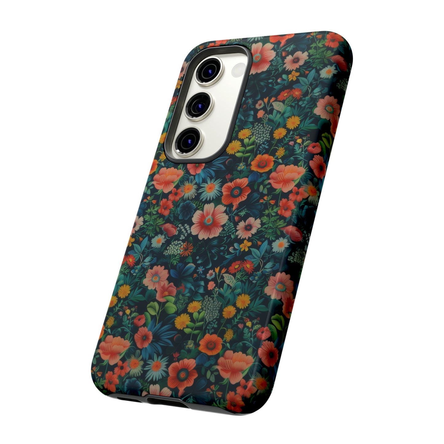 Custodia per iPhone Prato vibrante, esplosione floreale colorata, cover per telefono resistente ed elegante, custodie per telefono resistenti