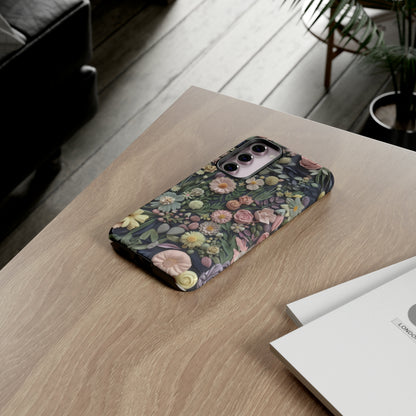 Custodia per iPhone Blossoming Abundance, design floreale vintage, cover per smartphone chic e protettiva, custodie per telefoni resistenti