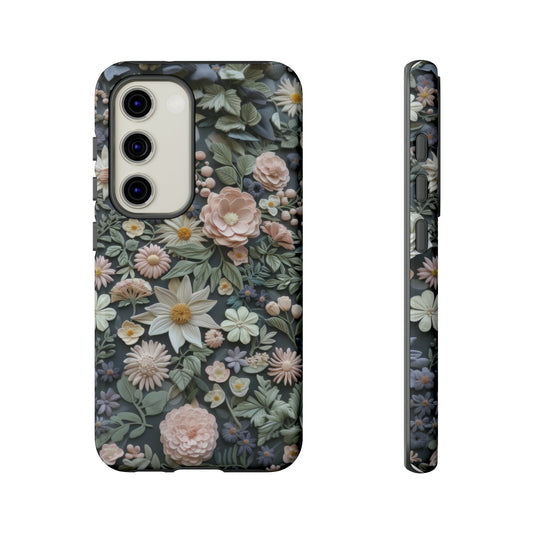 Elegant Garden Phone Case, Lush Floral Arrangement Design, Sophisticated Protective Cover, Tough Phone Cases