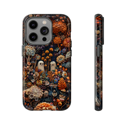 Zauberhafte Wald iPhone Hülle, Mystisches Pilz &amp; Laub Design, Zauberhafte Schutzhülle, Robuste Handyhüllen