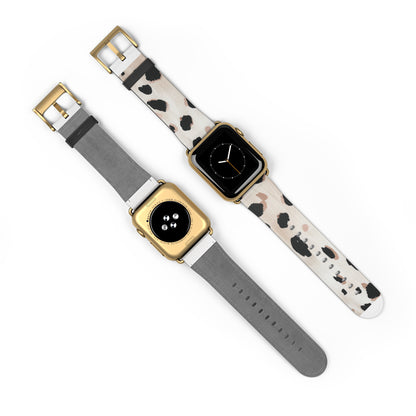 Trendy Animal Print Apple Watch Band, Chic Leopard Print Accessory, Fashion-Forward Watch Band, Unique Gift Idea. Apple Watch Band Apple Watch Straps For Series 4 5 6 7 8 9 ULTRA SE 38/40/41mm & 42/44/45mm Vegan Faux Leather Band