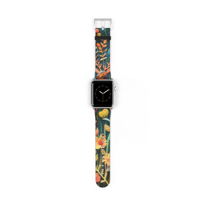 Cinturino per Apple Watch Fauna e flora della foresta incantata, Whimsical Woodland CreatK 