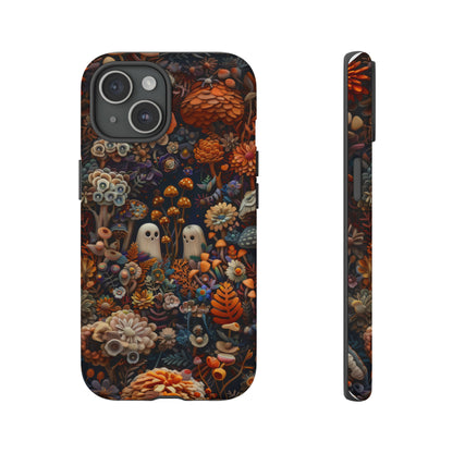 Zauberhafte Wald iPhone Hülle, Mystisches Pilz &amp; Laub Design, Zauberhafte Schutzhülle, Robuste Handyhüllen