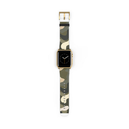 Tactical Camo Apple Watch Band | Military-Style Camouflage Strap | Rugged Outdoor Smartwatch Accessory | Adventure Seeker Wristwear. Apple Watch Band Apple Watch Straps For Series 4 5 6 7 8 9 ULTRA SE 38/40/41mm & 42/44/45mm Vegan Faux Leather Band