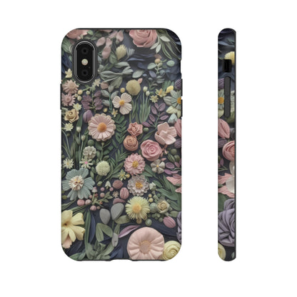 Custodia per iPhone Blossoming Abundance, design floreale vintage, cover per smartphone chic e protettiva, custodie per telefoni resistenti