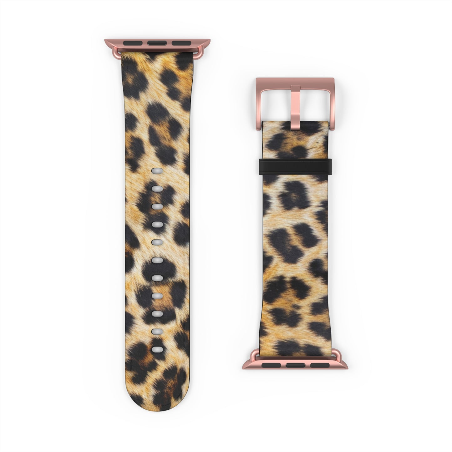 Bold Leopard Print Apple Watch Band, Exotic Animal Pattern, Trendy Fashion-Forward Smartwatch Strap. Apple Watch Band Apple Watch Straps For Series 4 5 6 7 8 9 ULTRA SE 38/40/41mm & 42/44/45mm Vegan Faux Leather Band