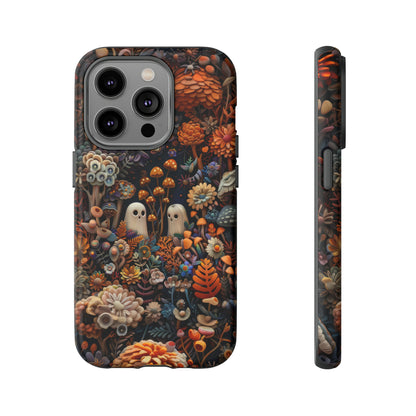 Zauberhafte Wald iPhone Hülle, Mystisches Pilz &amp; Laub Design, Zauberhafte Schutzhülle, Robuste Handyhüllen