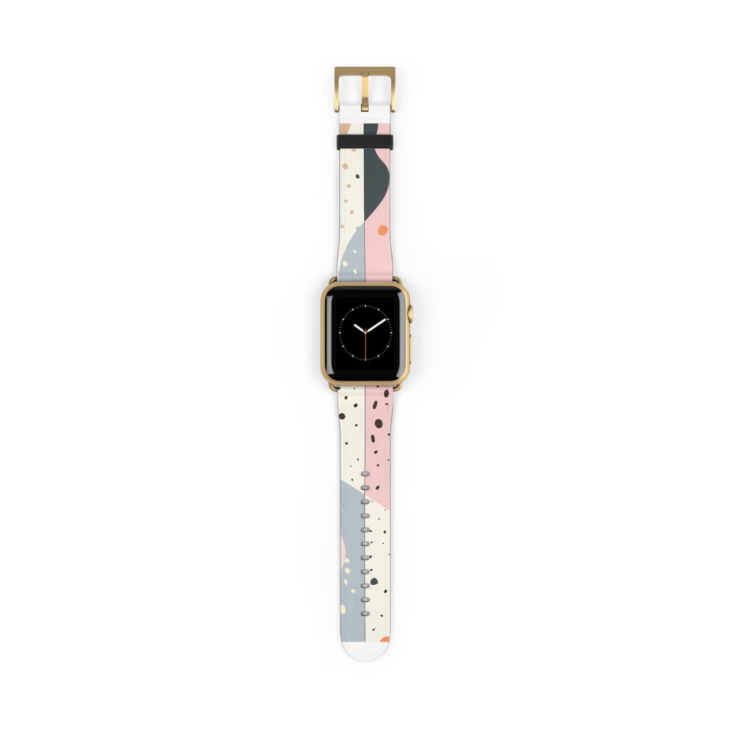 Minimalist Pastel Apple Watch Strap, Soft Color Block Design Band, Chic and Simplistic Accessory for Everyday Elegance. Apple Watch Band Apple Watch Straps For Series 4 5 6 7 8 9 ULTRA SE 38/40/41mm & 42/44/45mm Vegan Faux Leather Band