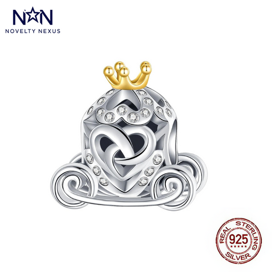 "Royal Carriage" Sterling Silver Charm