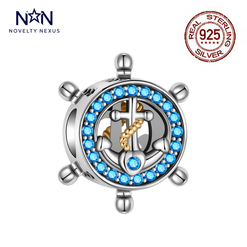 "Nautical Navigator" Sterling Silver Charm