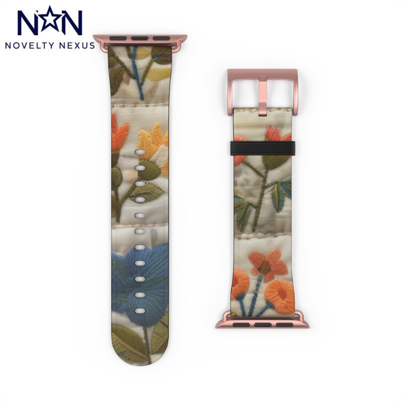 Cozy Autumn Vibes Knitted Pattern Apple Watch Band, Warm Tones & Textured Design Smartwatch Strap. Apple Watch Band Apple Watch Straps For Series 4 5 6 7 8 9 ULTRA SE 38/40/41mm & 42/44/45mm Vegan Faux Leather Band