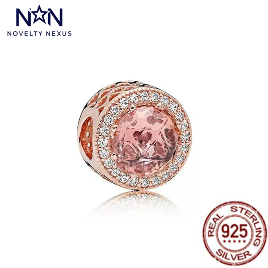 Sparkling Rose Gold Radiance Charm