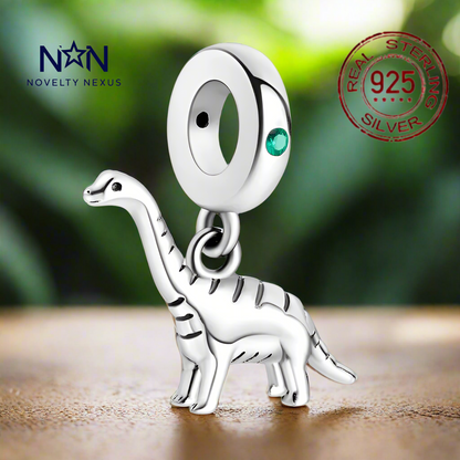 "Brontosaurus Charm" Sterling Silber Dino Delight