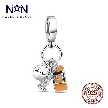 New York City Adventure Charm, Sterling Silver