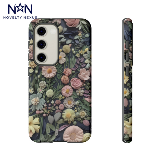 Custodia per iPhone Blossoming Abundance, design floreale vintage, cover per smartphone chic e protettiva, custodie per telefoni resistenti