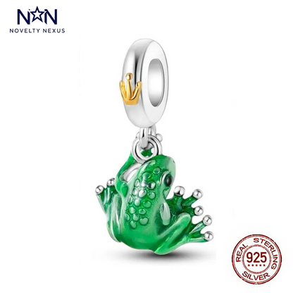 "Frog Prince" Sterling Silver Charm